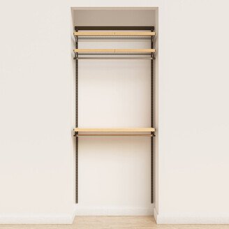 Elfa Decor elfa decor 3' Reach-In Closet Graphite & Birch