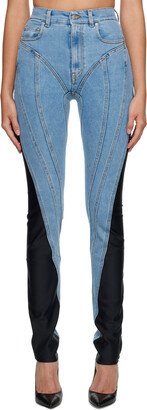 Blue Spiral Jeans