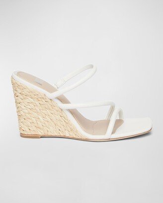 Stacey Three-Band Wedge Espadrilles