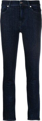 Low-Rise Stretch-Cotton Skinny Jeans