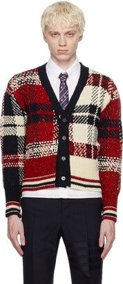 Multicolor Tartan Cardigan