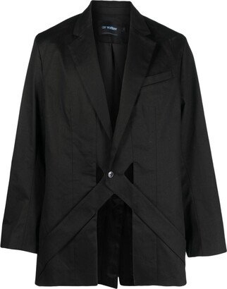 Cut-Out Blazer