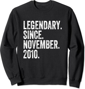 The November Birthday Gifts Co. Legendary Since November 2010 Sweatshirt