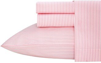 Poppy & Fritz 3 Piece Oxford Stripe Percale Sheet Set, Twin