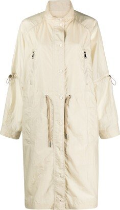 Buttoned Mid-Lenght Parka