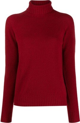 Roll-Neck Wool Jumper-CC