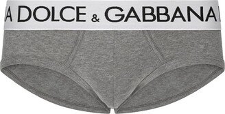 Logo-Waist Cotton Boxer Briefs-AC