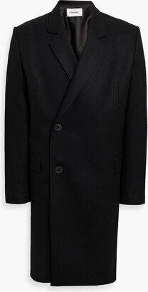 Double-breasted wool overcoat-AA