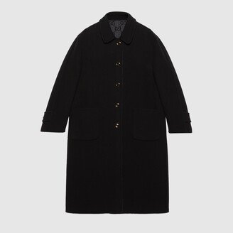 Reversible GG wool coat-AB