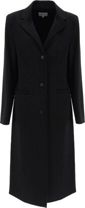 Mill Long Coat In Wool And Cashmere