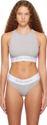 Gray Classic Sport Bra