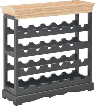 Wine Cabinet Black 27.6x8.9x27.8 Mdf