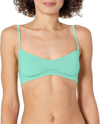 Women's Standard Palmer Underwire Adjustable Bikini Top Swimsuit (Seafoam Ibiza Rib) Women's Swimwear