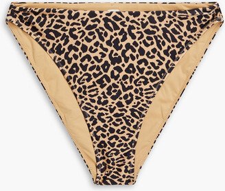 Jemila Donna leopard-print mid-rise bikini briefs