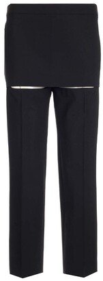 Cut-Out Slim Fit Trousers