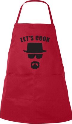 Walter White Apron, Let's Cook, Adjustable Two Pocket Unisex, Kitchen Gifts, Kitchenware, Gifts For Him, Cooking Gift, For Him