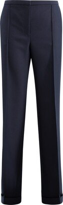 High-waisted Tailored-cut Trousers-AA