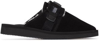 Zavo shearling-trim slippers