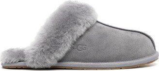 Scuffette II fur-trimmed slippers