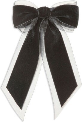 Francine velvet bow hair clip