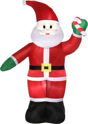 8' Inflatable Christmas Santa Blow-Up Outdoor Led Yard Display