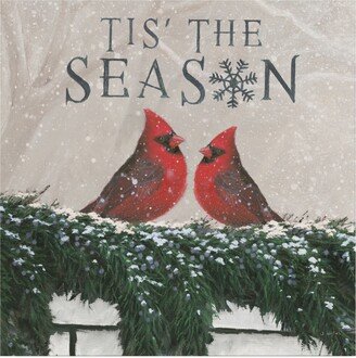 James Wiens Christmas Affinity X Two Birds Canvas Art - 19.5