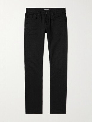 Slim-Fit Straight-Leg Jeans-AA