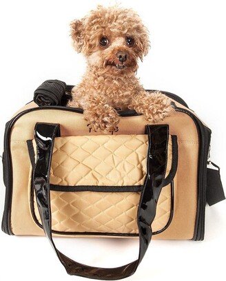 Airline Approved Mystique Fashion Pet Carrier Brown-M