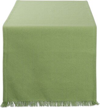 Solid Heavyweight Fringed Table Runner