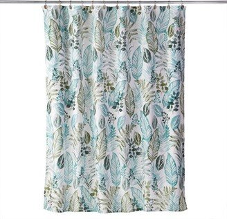 Sprouted Palm Shower Curtain Green - SKL Home