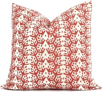 Sister Parish Cecil Stripe Spice Red Decorative Pillow Cover, , Eurosham Or Lumbar, Olive Greenpillow Cover
