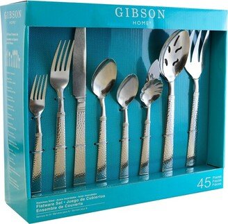 Gibson Prato 45 Piece Flatware Set