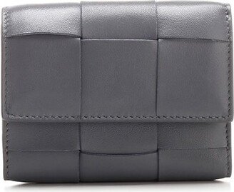 Intreccio Tri-Fold Zip Wallet