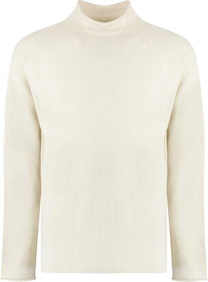 Logo Embroidered High-Neck Jumper