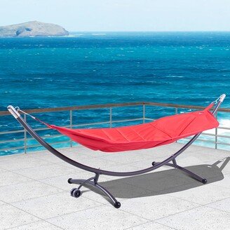 Crestlive Products Steel Arc Tube Hammock Stand with Wheel, Outdoor Hammock