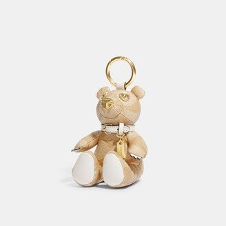 Bear Bag Charm In Signature Canvas