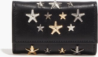 Howick studded leather keychain