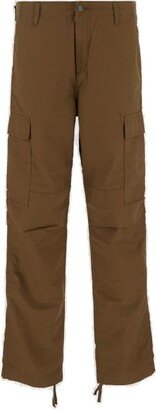 Straight-Leg Logo Patch Cargo Trousers