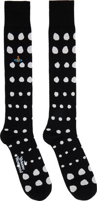 Black Dots Socks