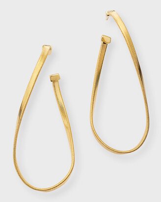 18K Gold Marrakech Large Twisted Hoop Earrings