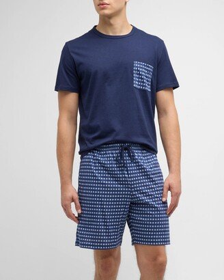 Men's Larry Checkered Short Pajama Set