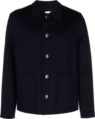 Single-Breasted Wool-Cashmere Coat