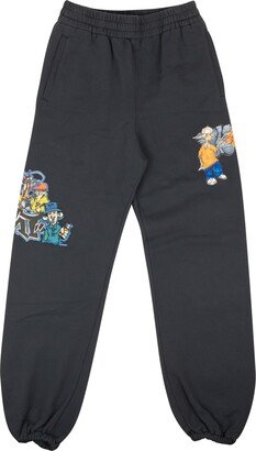 Gray Outerspace Pupp Sweatpants