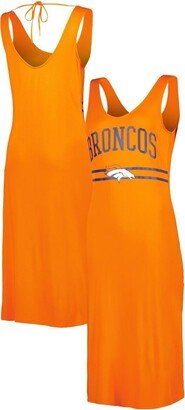 Women's G-iii 4Her by Carl Banks Orange Denver Broncos Training V-neck Maxi Dress