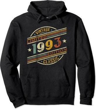 Birthday vintage born birthday idea Birthday vintage 1993 women men vintage classic Pullover Hoodie