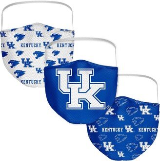 Men's and Women's Branded Kentucky Wildcats All Over Logo Face Covering 3-Pack