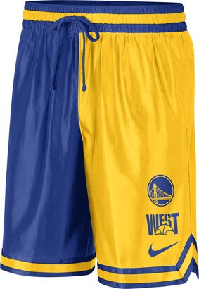 Golden State Warriors Courtside Men's Dri-FIT NBA Graphic Shorts in Yellow