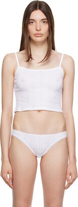 Cou Cou White 'The Picot' Camisole