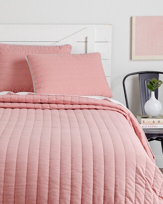 Brandon Reversible Button Closure Cotton Quilt Set