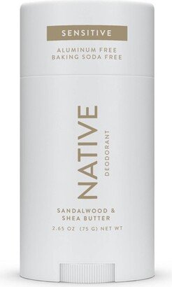 Sensitive Deodorant for Men - Sandalwood & Shea - 2.65oz